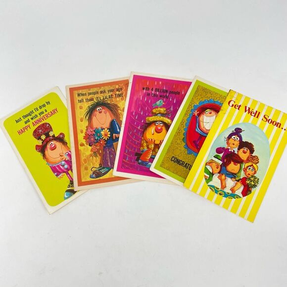 VIntage Lot of Roth Greeting Cards - 5 - Picture 1 of 16